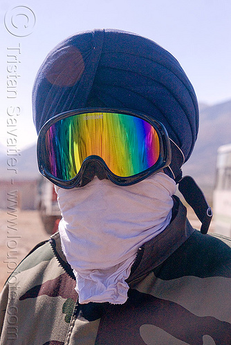 indian sikh military personnel at sarchu - manali to leh road (india), goggles, headdress, headwear, indian army, indian man, ladakh, military, mirror sunglasses, rainbow colors, sarchu, scarf, sikh man, sikhism, soldier, turban