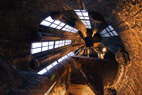 inside the cathedral tower - stephansdom - st stephen cathedral (vienna), bell tower, campanil, church tower, circular stairs, inside, interior, spiral stairs, st stephen cathedral, stephansdom, vienna, wien, windows