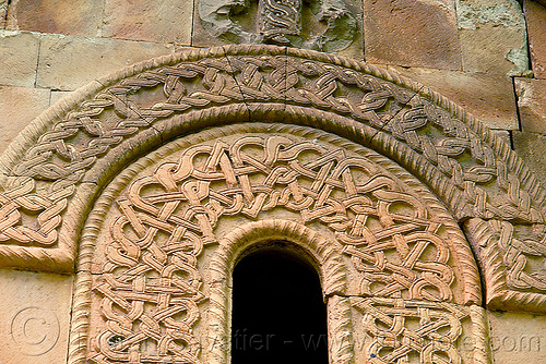 işhan monastery - georgian church ruin (turkey country), byzantine architecture, decoration, detail, geometric, georgian church ruins, ishan church, ishan monastery, işhan, low-relief, motives, orthodox christian, window