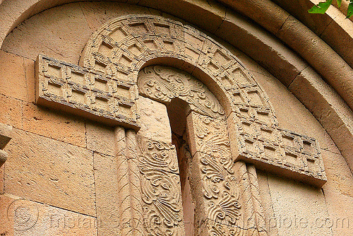 işhan monastery - georgian church ruin (turkey country), byzantine architecture, decoration, geometric, georgian church ruins, ishan church, ishan monastery, işhan, low-relief, motives, orthodox christian