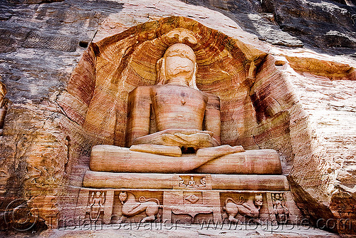 jain temple - gwalior (india), caves, gwalior, jain temple, jainism, rock-cut, sculptures, statue, stone carving, temples, tirthankaras