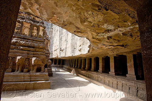 kailash temple - monolithic hindu temple - ellora caves (india), ellora caves, hindu temple, hinduism, kailash temple, monolithic, rock-cut, कैलास मन्दिर