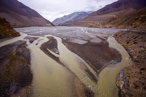 kali gandaki river bed - annapurna mountains (nepal), annapurnas, kali gandaki river, kali gandaki valley, landscape, mountain river, mountains, river bed