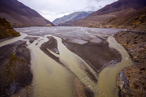 kali gandaki river bed - annapurna mountains (nepal), annapurnas, kali gandaki river, kali gandaki valley, landscape, mountain river, mountains, river bed