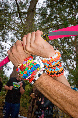 kandi and hula hoop, beads, bracelets, clothing, fashion, hands, hula hoop, kandi cuffs, kandi kid, kandi raver, party