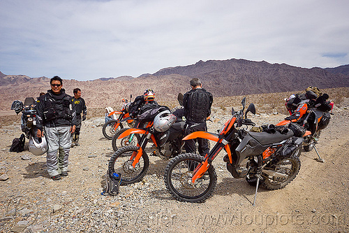 ktm motorcycles in the desert, adv rider, adventure rider, death valley, dual-sport, ktm, motorcycle touring, noobs rally, saline valley