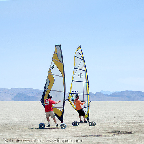 landsailing (black rock desert, nevada), landboard, landsailing, sailing, windsurf, windsurfers, windsurfing