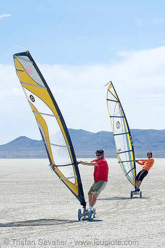 landsailing (black rock desert, nevada), landboard, landsailing, sailing, windsurf, windsurfers, windsurfing