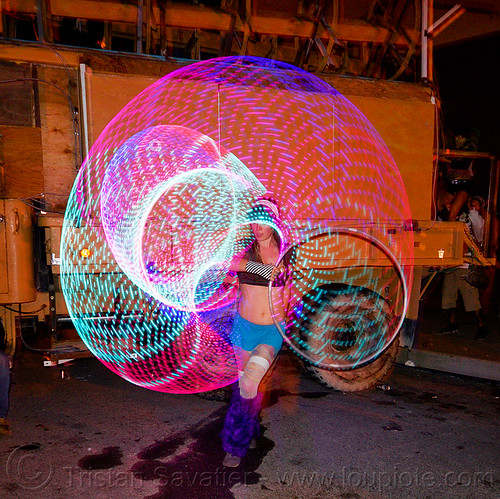 led hoop - light painting, glowing, hooper, hooping, hulahoop, led hoop, led lights, light hoop, night, woman