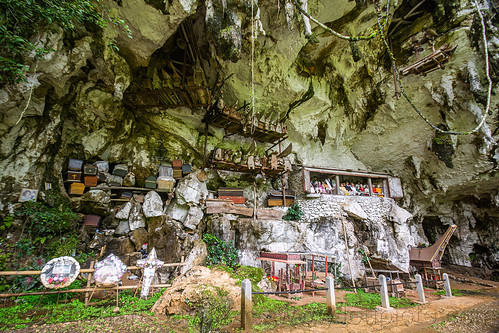 londa cave entrance - toraja cave burial site, burial site, cemetery, coffins, effigies, grave, graveyard, liang, londa burial cave, londa cave, tana toraja, tau-tau, tomb