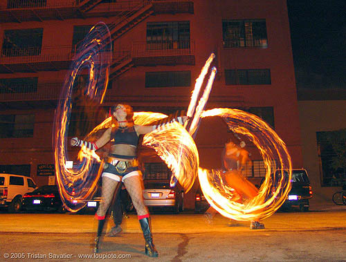 LSD fuego - miss fine, fire dancer, fire dancing, fire performer, fire poi, fire spinning, night, spinning fire