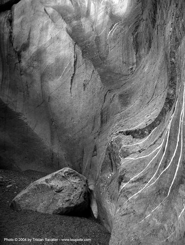 marble wall - fall canyon - death valley (california), death valley, fall canyon, marble rock