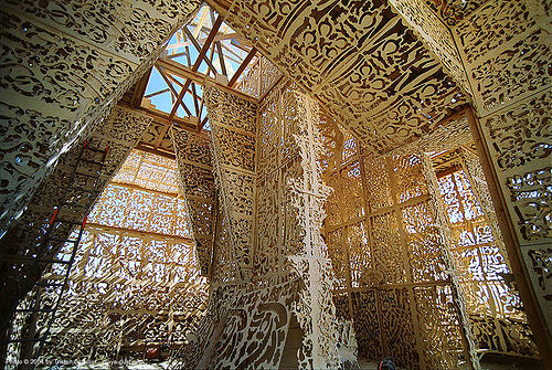 mausoleum - burning man, art installation