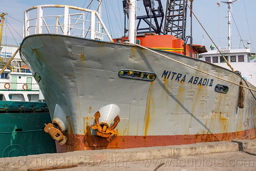 mitra abadi ii - cargo ship, boat, cargo ship, dock, harbor, harbour, merchant ship, surabaya