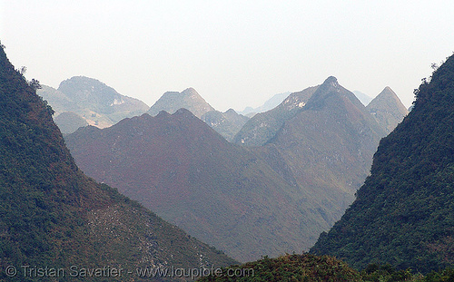 mountainous landscape in the north - vietnam, landscape