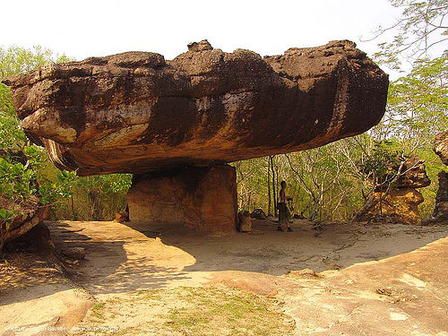 mushroom rock - phu phra bat historical park (stones garden) - thailand, balancing rock, boulder, erosion, mushroom rock, rock formations, sandstone, อุทยานประวัติศาสตร์ภูพระบาท