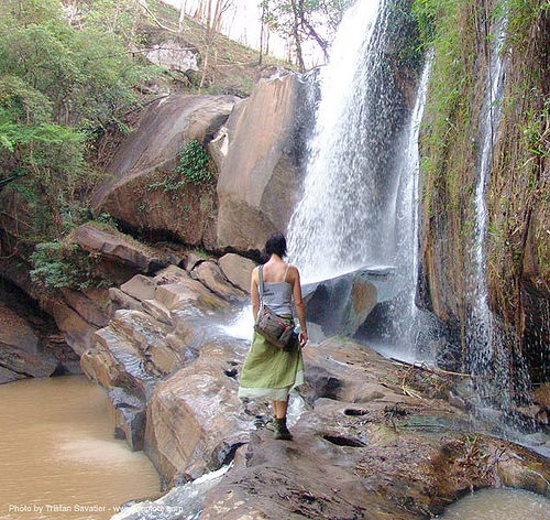 น้ำตกชาติตระการ - namtok chat trakan - pakrong waterfall - thailand, falls, nam tok chat trakan, namtok, pakrong, waterfall, woman, น้ำตกชาติตระการ