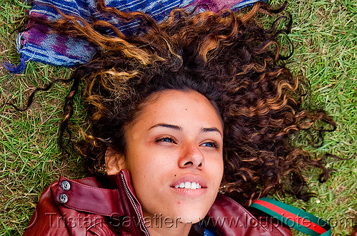 nicol cruz - young woman from nicaragua, bluegrass, golden gate park, grass, hardly, lawn, nicol cruz, nicolette, passion, strictly, woman
