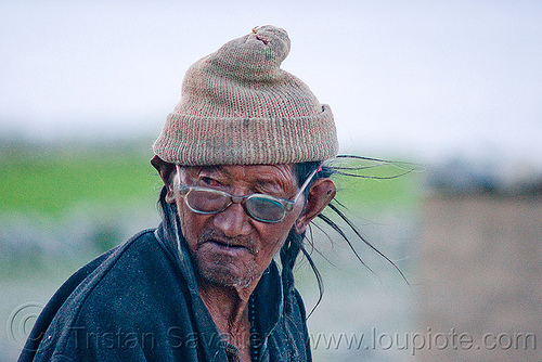 old farmer - pangong lake - ladakh (india), eyeglasses, eyewear, farmer, ladakh, old man, prescription glasses, spangmik, spectacles