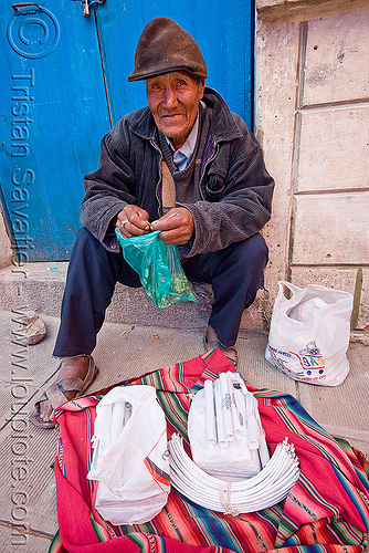old man selling dynamite sticks, fuses and blasting caps in the street - tarabuco (bolivia), blasting caps, bolivia, dinabol, dynamite sticks, fuses, fuzes, old man, tarabuco