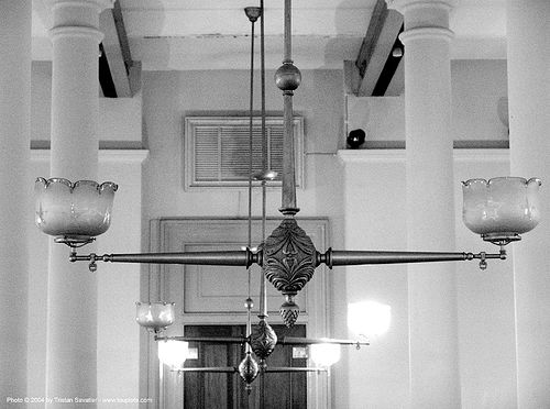 old mint - antique gas lights, ceiling lights, lighting fixtures, san francisco old mint