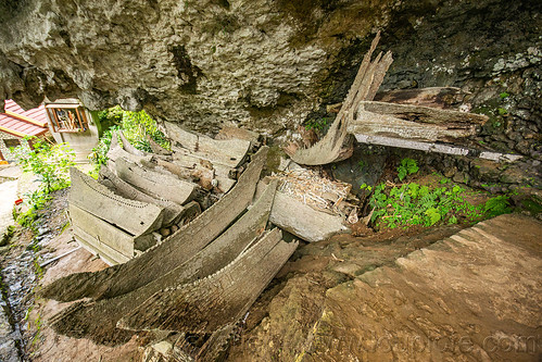 old toraja erong coffins - kete-kesu traditional toraja burial site, cemetery, erong coffins, grave, graveyard, human bones, kete kesu burial site, liang, tana toraja, tomb