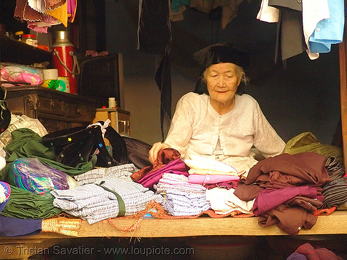 old woman's cloth store - vietnam, asian woman, cloth store, fabric, hanoi, mature woman, old woman[an error occurred while processing this directive]