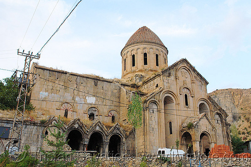 oshki monastery - georgian church ruin (turkey country), byzantine architecture, georgian church ruins, orthodox christian, oshki monastery, öşk, öşkvank