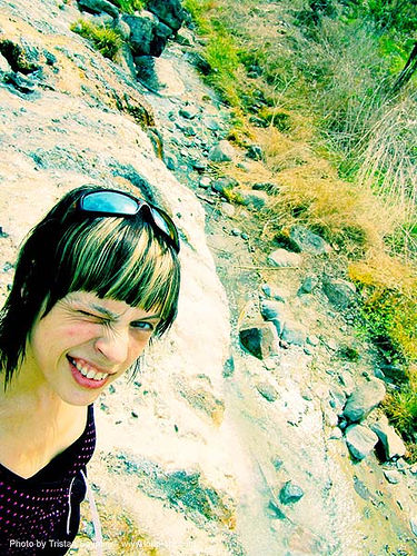 pai-hot-spring - anke-rega, cross-processed, hot springs, woman