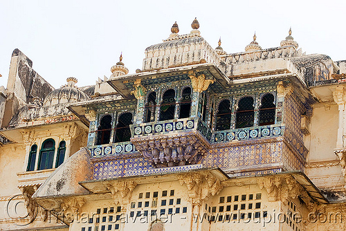 palace (detail) - udaipur (india), india, palace, udaipur