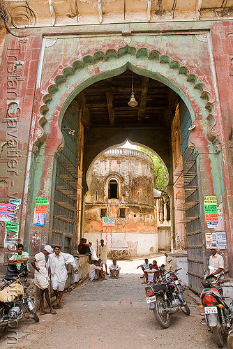 palace gate with elephant spikes, elephant spikes, palace gate, sailana