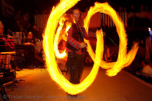 pi spinning poi - lsd fuego, bohemian carnival, fire dancer, fire dancing, fire performer, fire poi, fire spinning, night, spinning fire