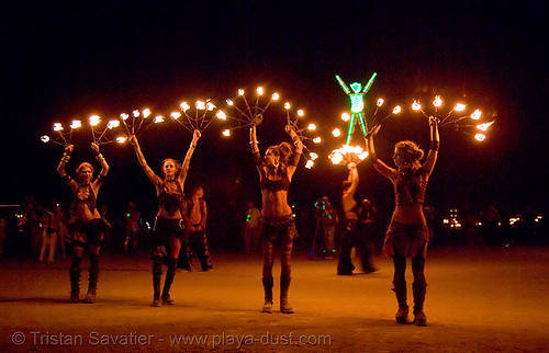 psy trance hut (?), burning man