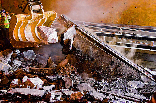 railroad tracks demolition, at work, bucket attachment, demolition, excavator bucket, high-visibility jacket, high-visibility vest, light rail, man, muni, night, ntk, railroad construction, railroad tracks, railway tracks, reflective jacket, reflective vest, safety helmet, safety vest, san francisco municipal railway, track maintenance, track work, worker, working