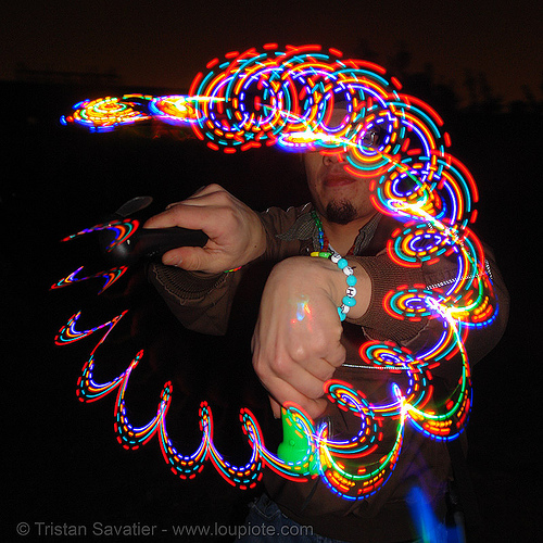 rave lights - candy kid spinning led-lights, glowing, kandi kid, kandi raver, led fan, led lights, lightshow, night, rave lights, raver outfits, spinning lights