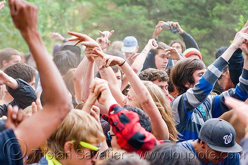 ravers dancing - golden gate park (san francisco), crowd, dancing, hands, party, raver