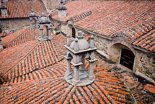 red tiles - roof of san francisco church - la paz (bolivia), basílica de san francisco, basílica san francisco, bolivia, iglesia de san francisco, iglesia san francisco, la paz, roof, san francisco church, tiles