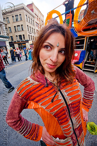 russian girl - how weird street faire (san francisco), bindis, christine, russian, woman, кристин