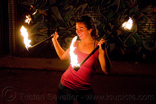 savanna spinning fire staffs, double staff, fire dancer, fire dancing, fire performer, fire spinning, fire staffs, fire staves, graffiti, hips, night, savanna, spinning fire, woman