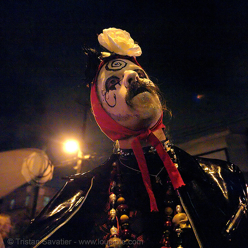 sisters of perpetual indulgence - dia de los muertos - halloween (san francisco), costumes, day of the dead, dia de los muertos, face painting, facepaint, halloween, makeup, night, nuns