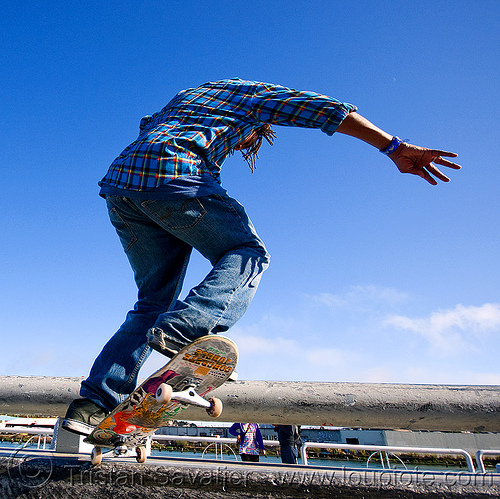 skateboarder - karl watson - superhero street fair (san francisco), freestyle, islais creek promenade, jump, karl watson, man, skateboard, skateboarder, skateboarding, superhero street fair