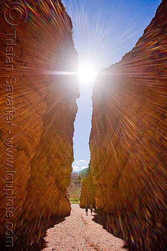 slot canyon - narrow gorge - quebrada de las conchas - cafayate (argentina), argentina, aurelie, aurélie, calchaquí valley, cliffs, landscape, lens flare, mountains, noroeste argentino, quebrada de cafayate, quebrada de las conchas, rock, slot canyon, sun, valles calchaquíes