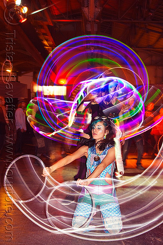 spinning led hoops, cell space, glowing, grace hoops, hooper, hula hoop, led hoops, led lights, light hoop, night, stefanie dreamzzz, woman