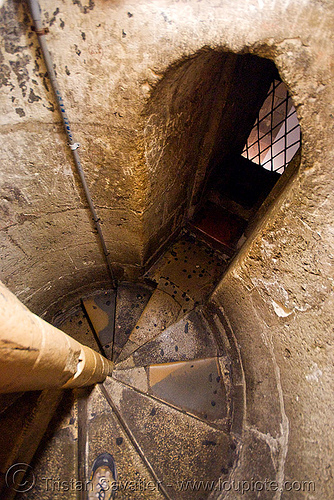 spiral stair inside tower, circular stairs, spiral stairs, st stephen cathedral, stairwell, stephansdom, tower, vienna, wien