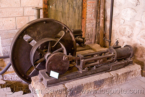 stationary steam engine - casa de la moneda - potosi (bolivia), bolivia, casa de la moneda, casa nacional de moneda, mint, minting, potosí, stationary steam engine