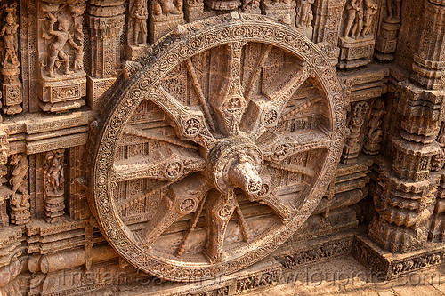 stone wheel with erotic stone carvings - konark sun temple (india), erotic sculptures, erotic stone carving, hindu temple, hinduism, konark sun temple, maithuna, stone wheel