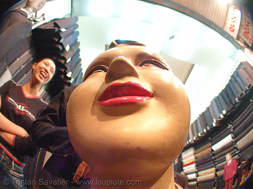 store dummy - vietnam, fisheye, hanoi, head, store dummy