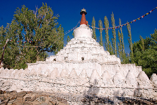 stupa - gomang gompa - leh - ladakh (india), chorten, gomang gompa, ladakh, leh, stupa, tibetan monastery, लेह
