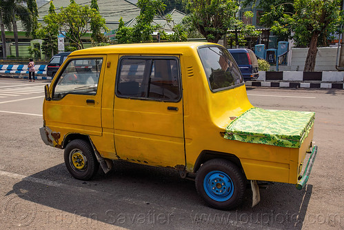 surabaya's angguna double cabin minibus pickup, car, minibus, surabaya, taxi