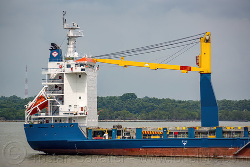 tanto sakti i general cargo ship, boat, cargo ship, crane, madura strait, merchant ship, mooring, ship cranes, surabaya
